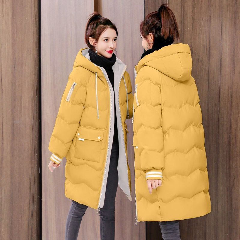 冬季女新款反季冬季羽绒服女冬装年韩版宽松棉衣女中长款加厚百搭