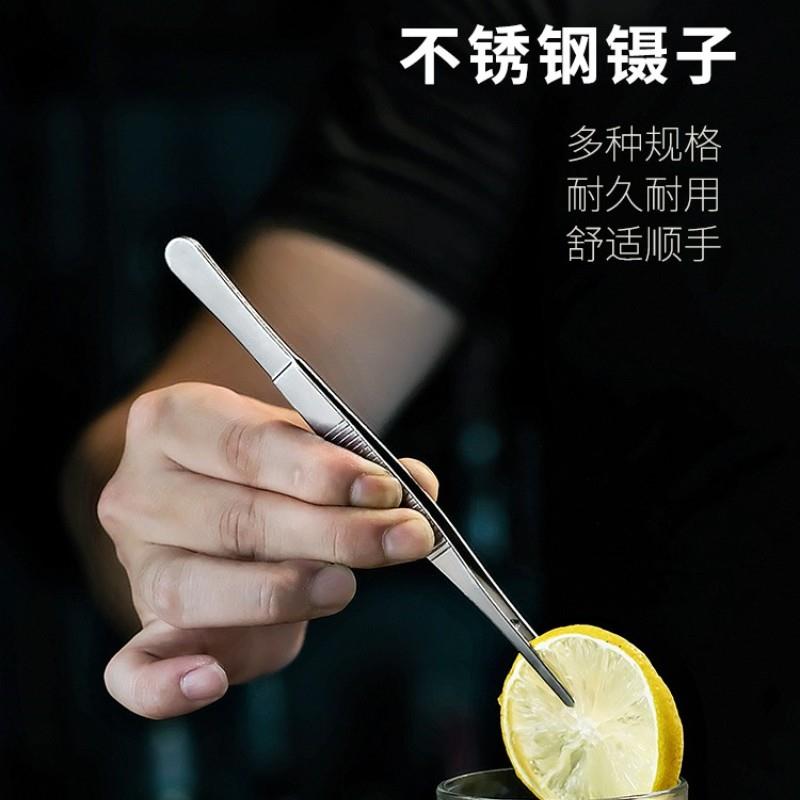 超长48cm不锈钢镊子加长加厚大号取物夹子水草多肉工具大摄子钳子