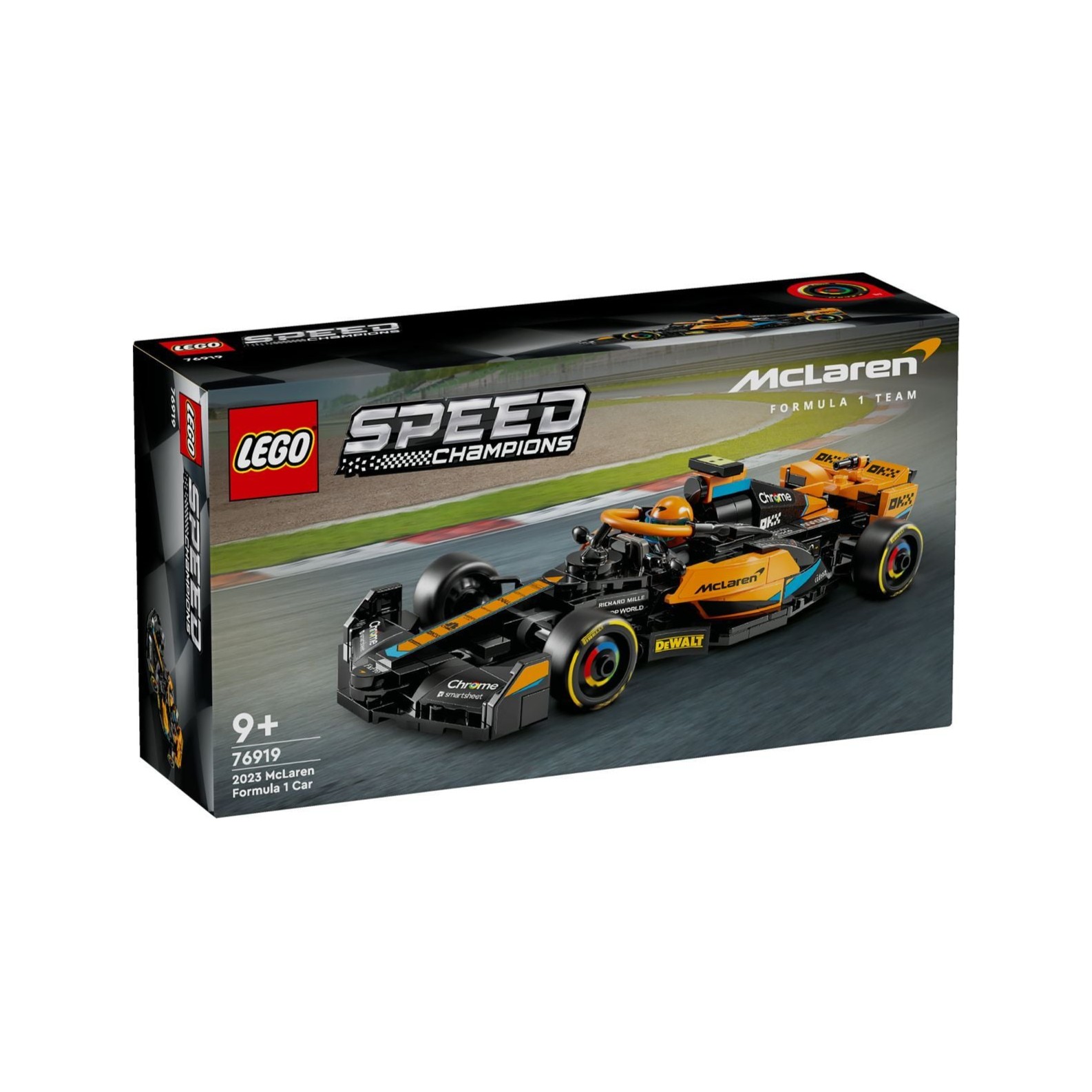 LEGO/乐高积木76919 2023年迈凯伦 McLaren F1赛车 1盒.