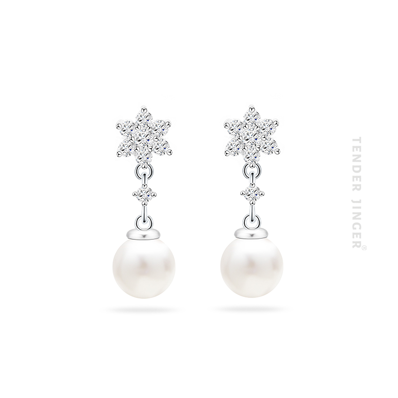 Tender Jinger 925银耳饰 冰花彩虹耳饰轻奢高级感气质爆款耳环