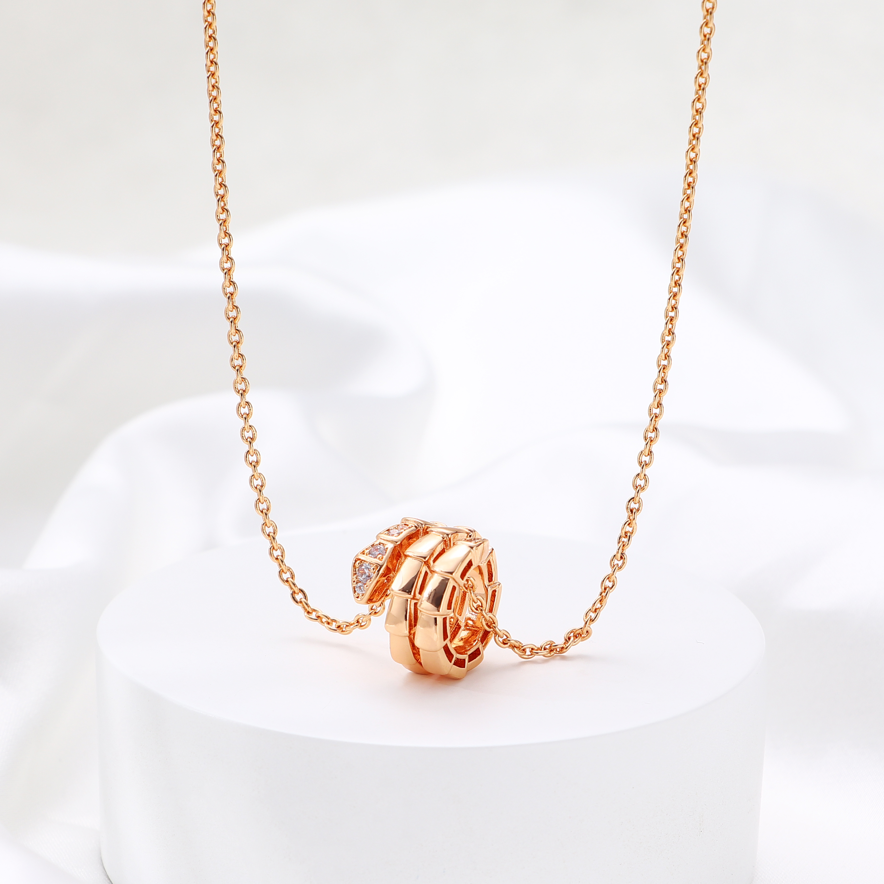 Tender Jinger 铜合金项链 新款灵蛇满天星项链轻奢高级感