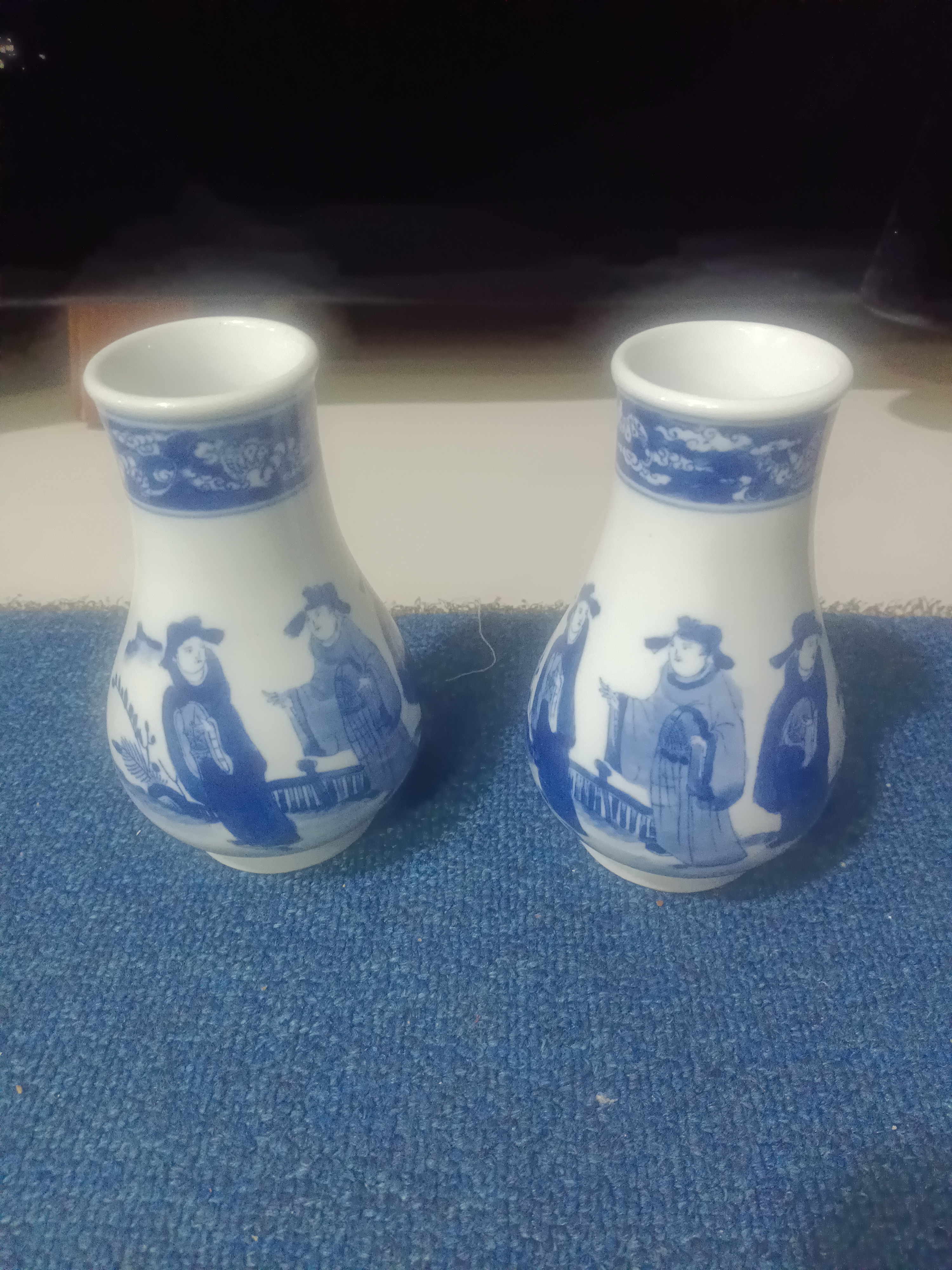 手工青花瓷陶瓷创意工艺品精美