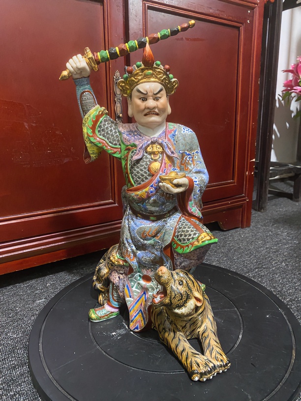 【吾家好物】粉彩重工武财神赵公明