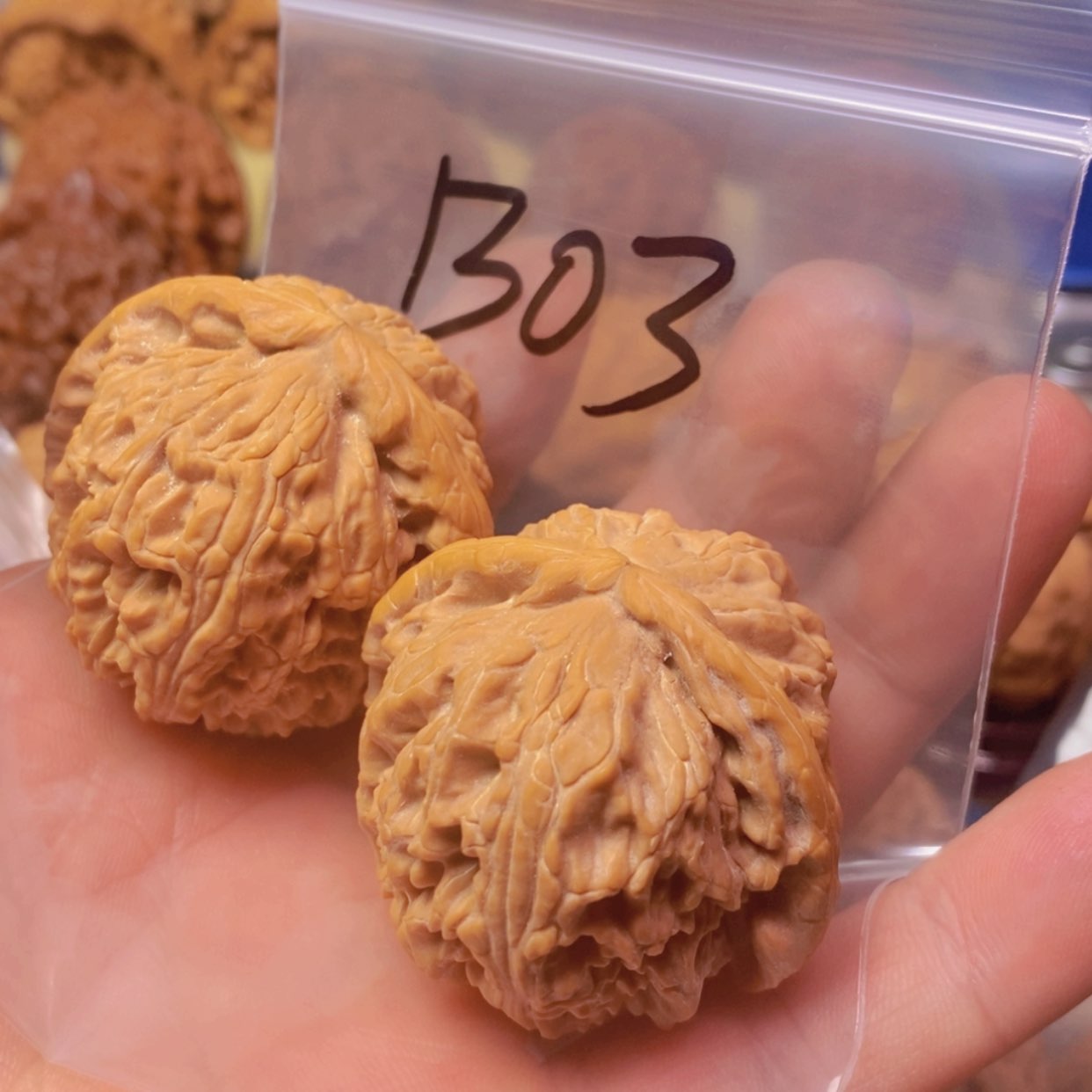 【闪购商品】文玩核桃吊坠新***%43白狮子