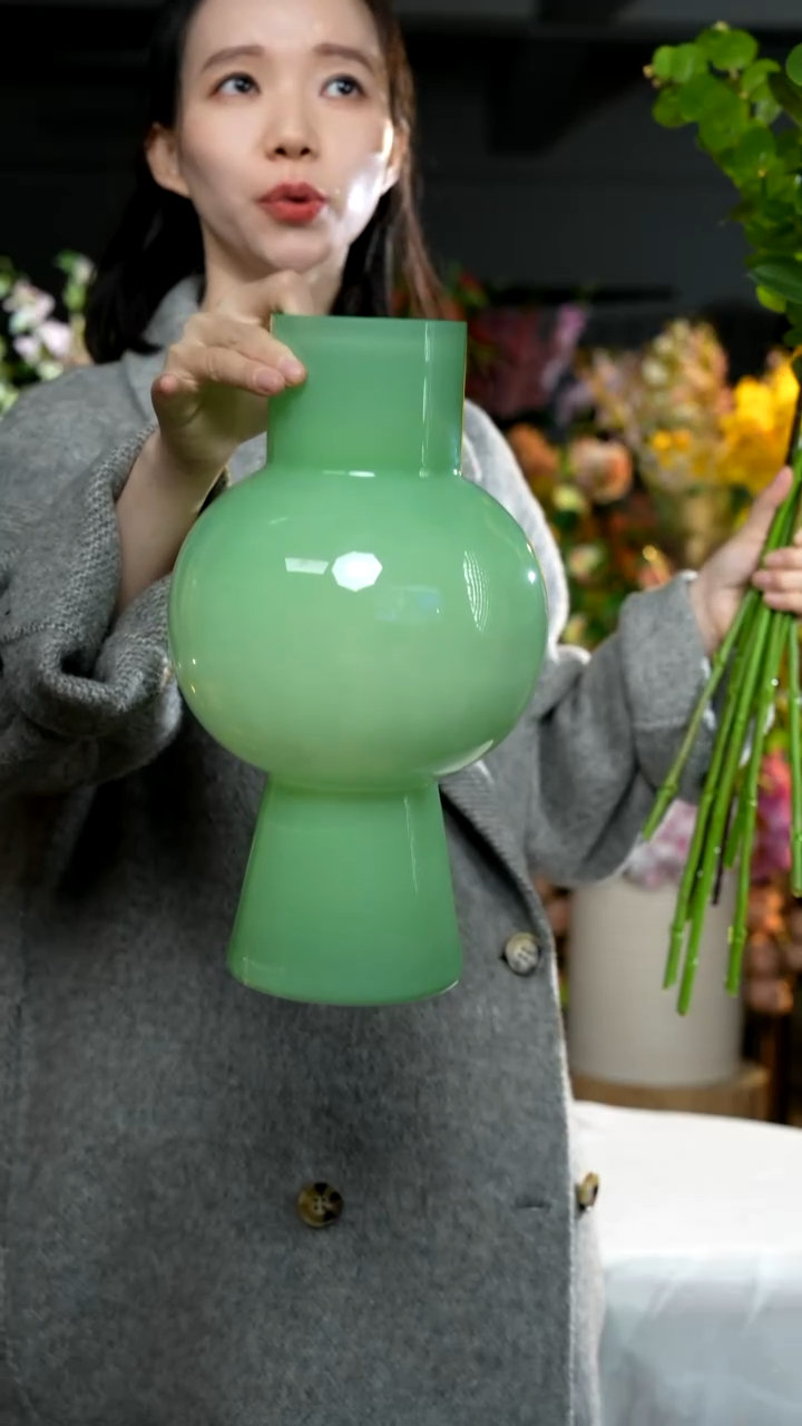 【闪购商品】绿色花瓶