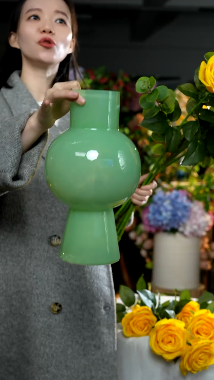 【闪购商品】绿色花瓶