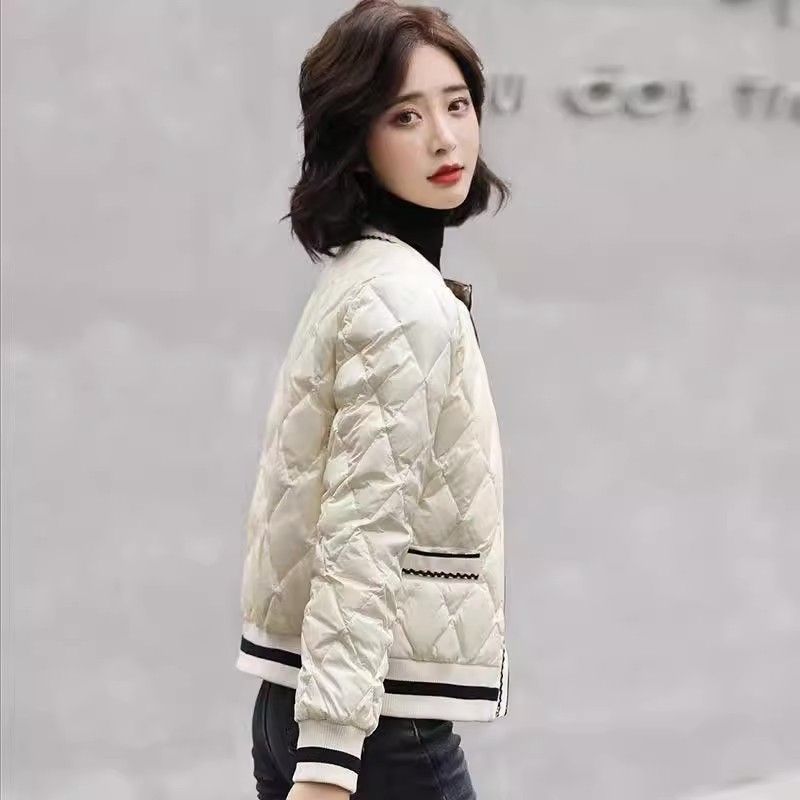 新款羽绒服小香风轻薄羽绒服女2023年冬季新款时尚洋气小个子高