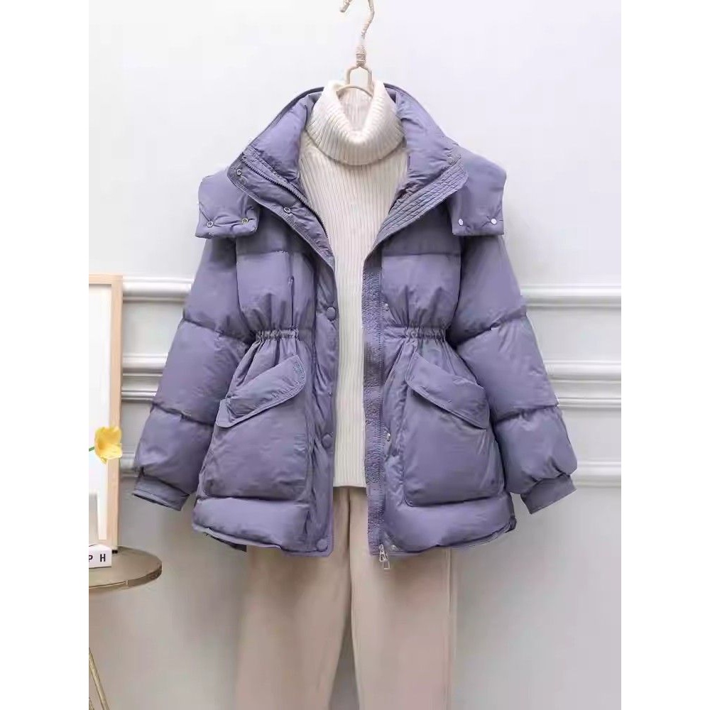 反季羽绒服女中长款2023年新款冬装韩版炸街显瘦收腰加厚外