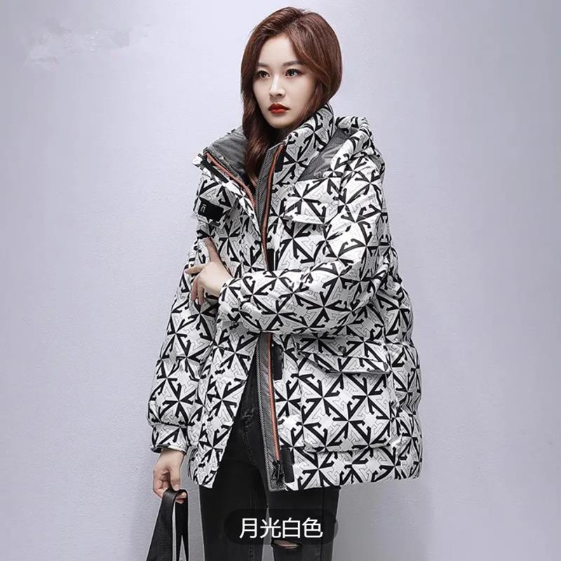 厂家直销中长款羽绒羽绒服女款2023年冬季新款时尚立领连帽