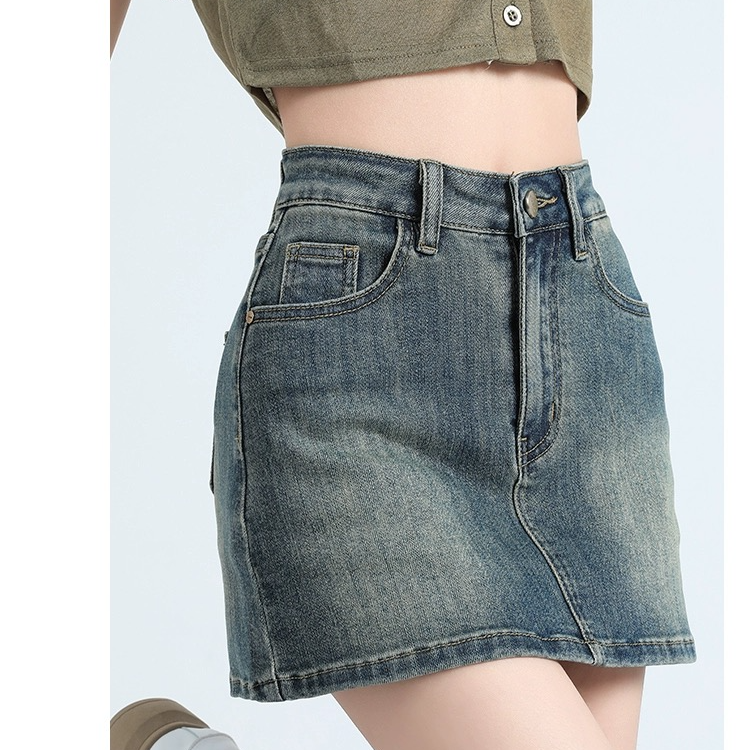 【601-650】牛仔短裙短裤 直Bo专属浮力对应编号对应的衣服 百搭