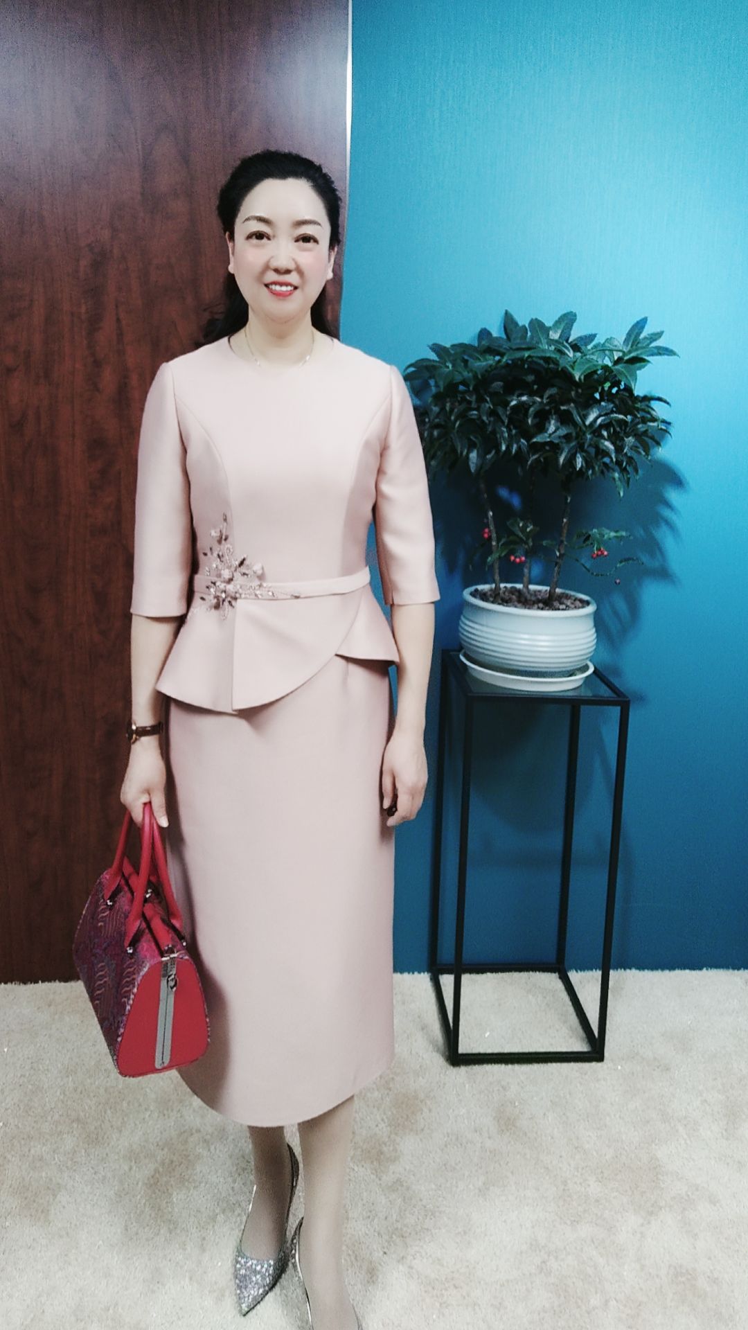 高端喜妈妈礼服裙8329