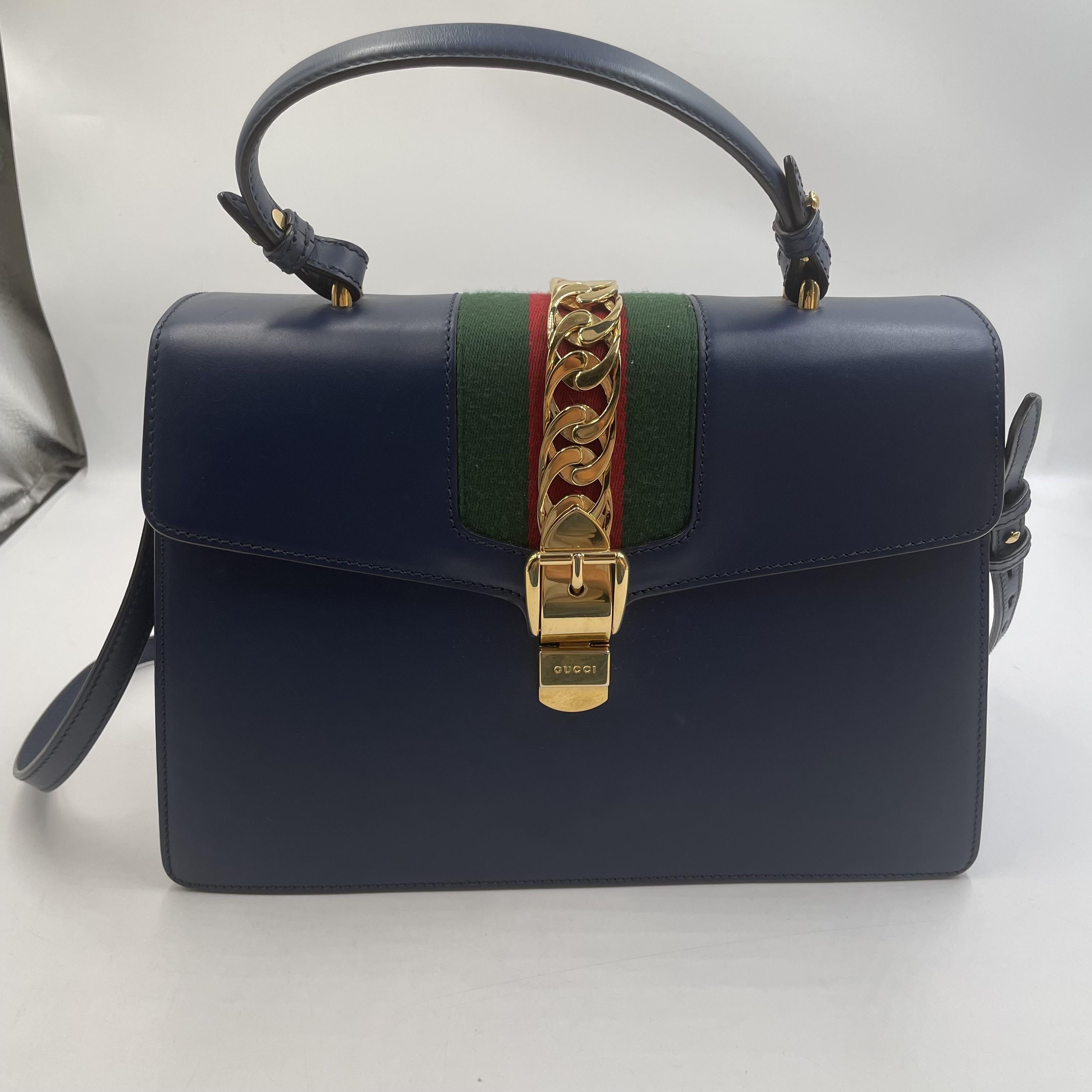 95新 GUCCI/古驰 范大范/塞尔维亚大号斜挎包/8697 8496