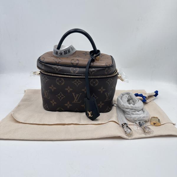 95新 LouisVuitton/路易威登 范大范vanity化妆包老花/2730 0747