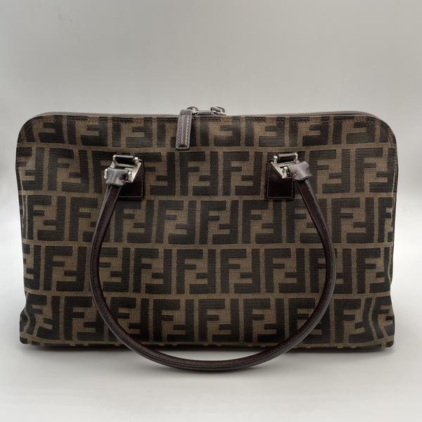 95新 FENDI/芬迪 范大范芬迪 中古老花手提包/5256 8568