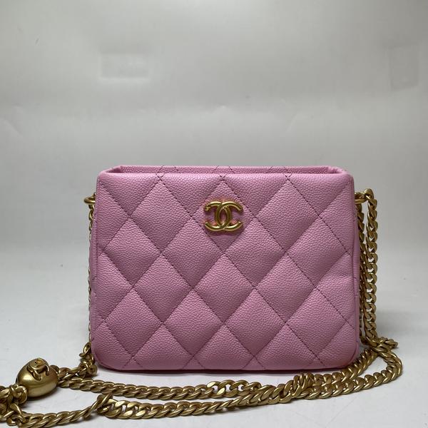 全新未使用 Chanel/香奈儿 范大范23P爱心扣hobo/8238 4107