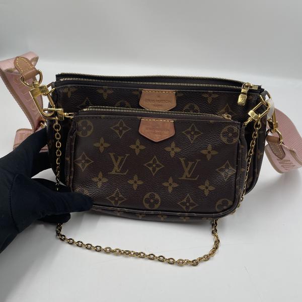 95新 LouisVuitton/路易威登 范大范lv五合一粉肩带/5808 7867