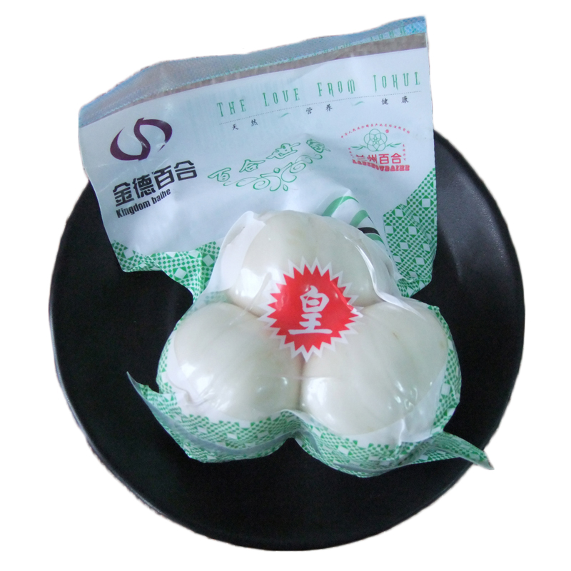 兰州食用甜水果百合大三头皇甘肃兰州特产每袋3颗煲粥清甜品质