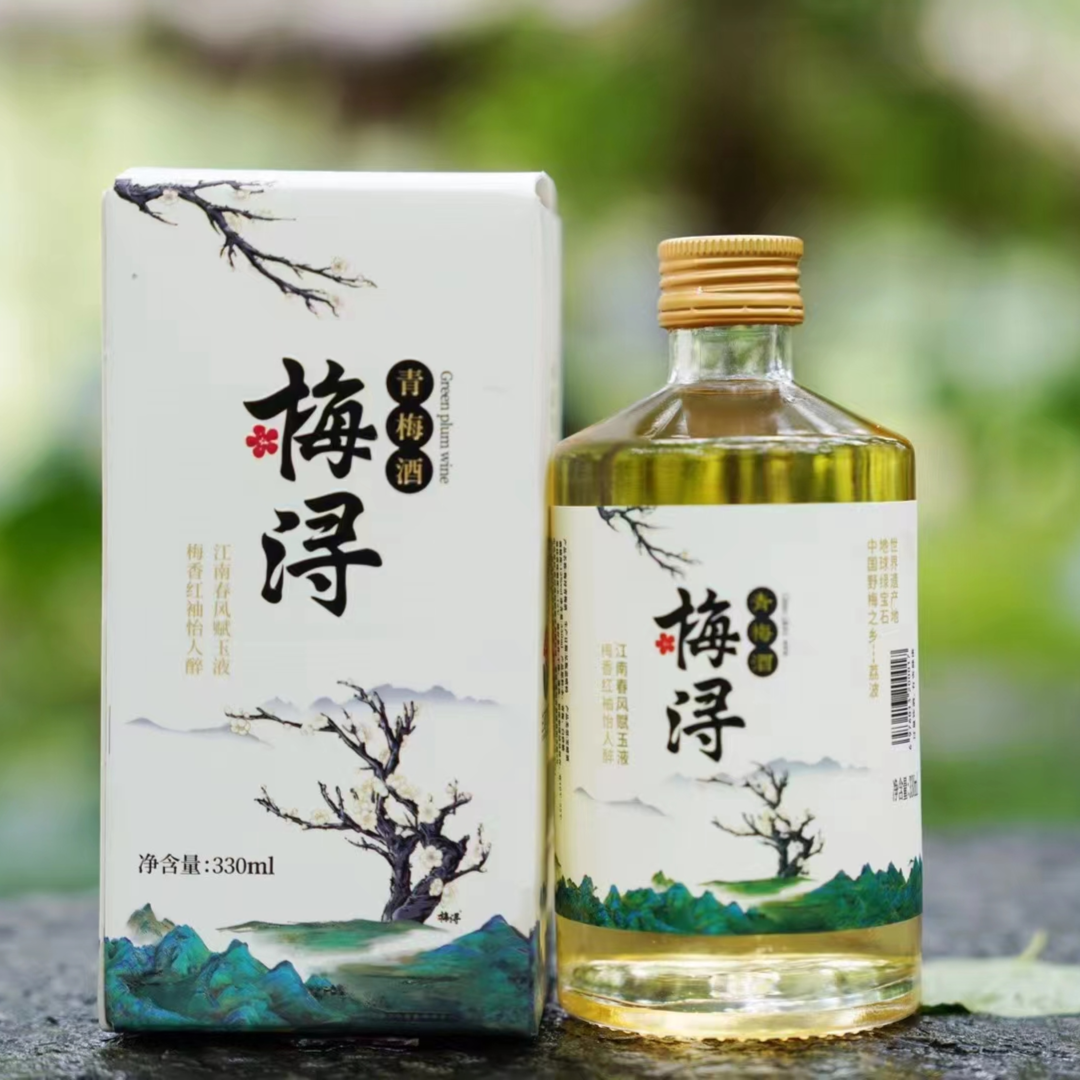 梅浔青梅酒（发酵型）中国原生梅分布中心世界自然遗产地果酒6瓶