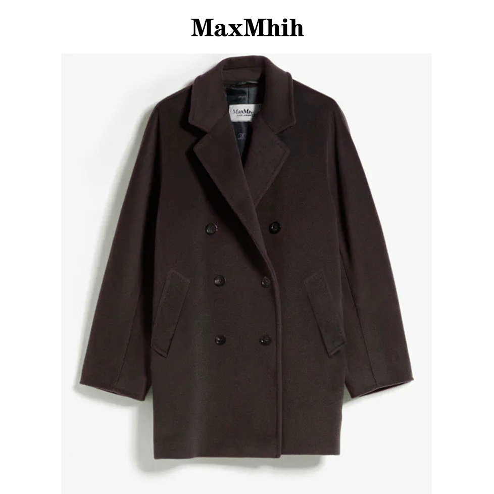 轻奢中长款101801经典款小个子秋冬百搭高端羊绒大衣