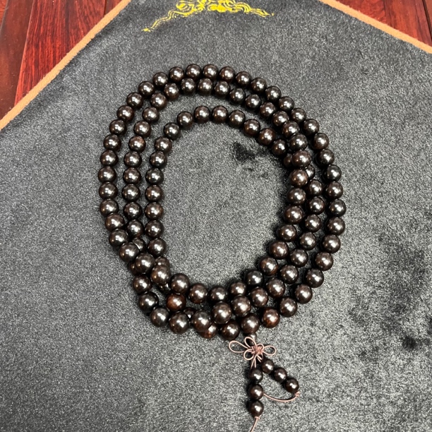 【限量福利】紫光檀1.2多圈108颗手串