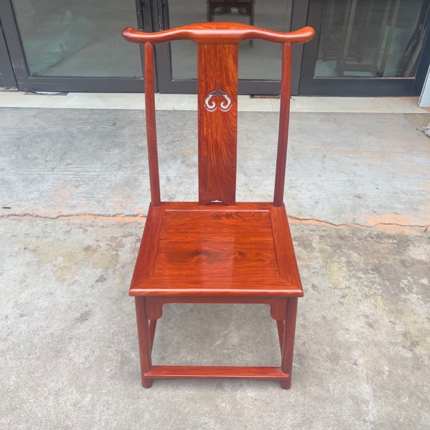 【工厂直销】缅甸花梨木官帽椅中式办公室餐厅椅榫卯结构