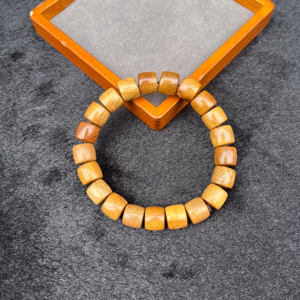 金丝楠木1.0单圈直切手串