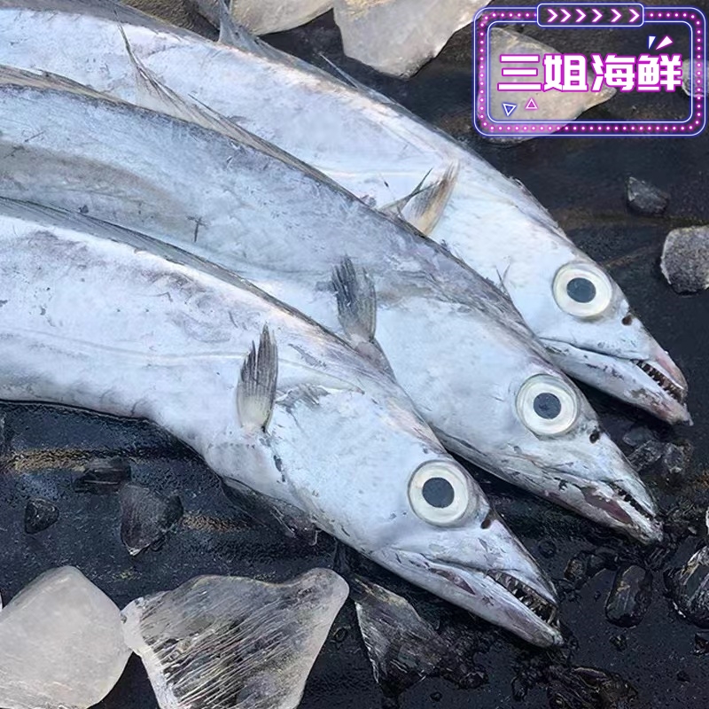 【台州三姐】东海野生本地大带鱼海鲜 (规格重量以直播间为准)