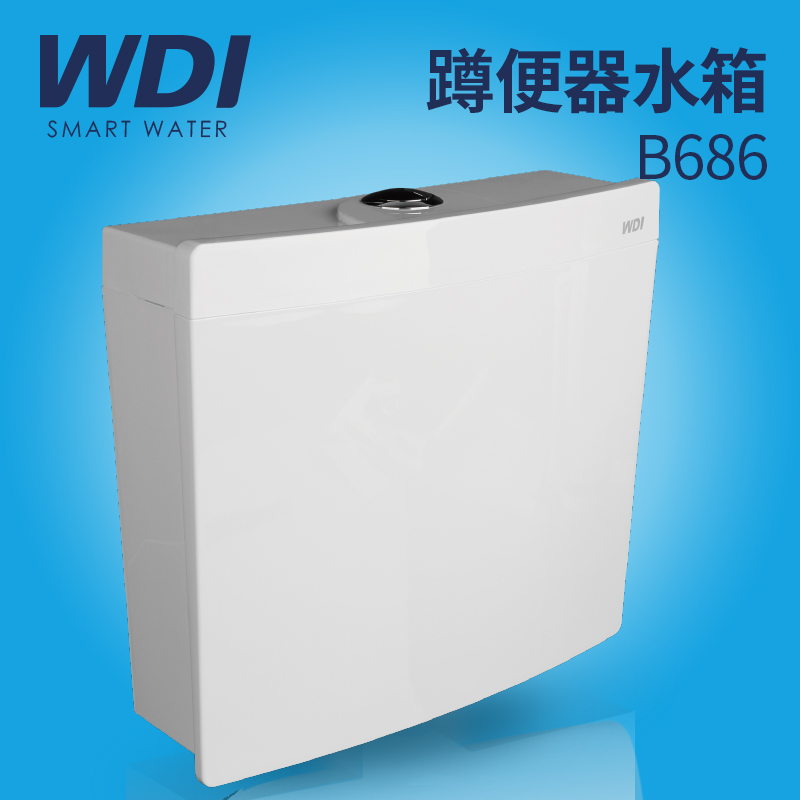 威迪亚蹲便器水箱家用公共壁挂式节水箱包邮双按节能静音蹲坑水箱