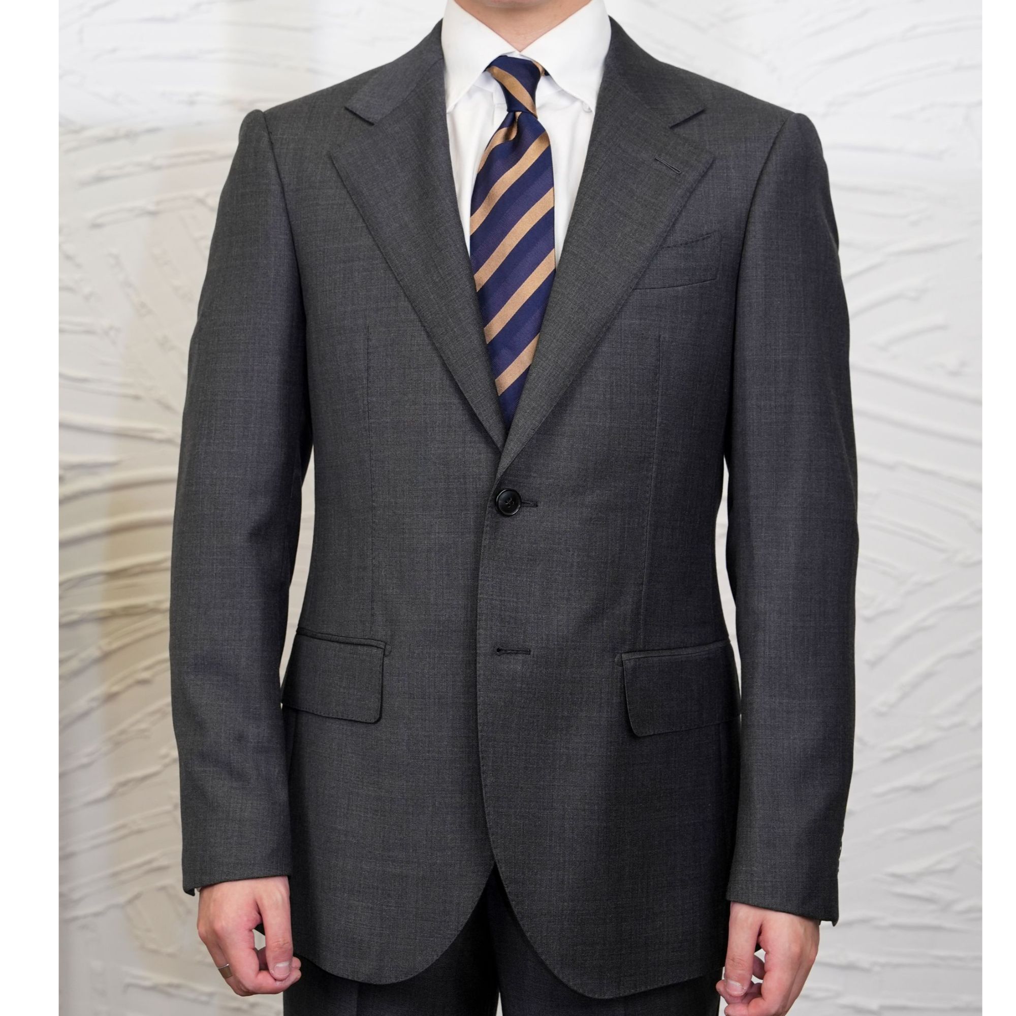 【KORTWILL】2024秋季新款VBC150支007系列平驳头男士修身西服上衣