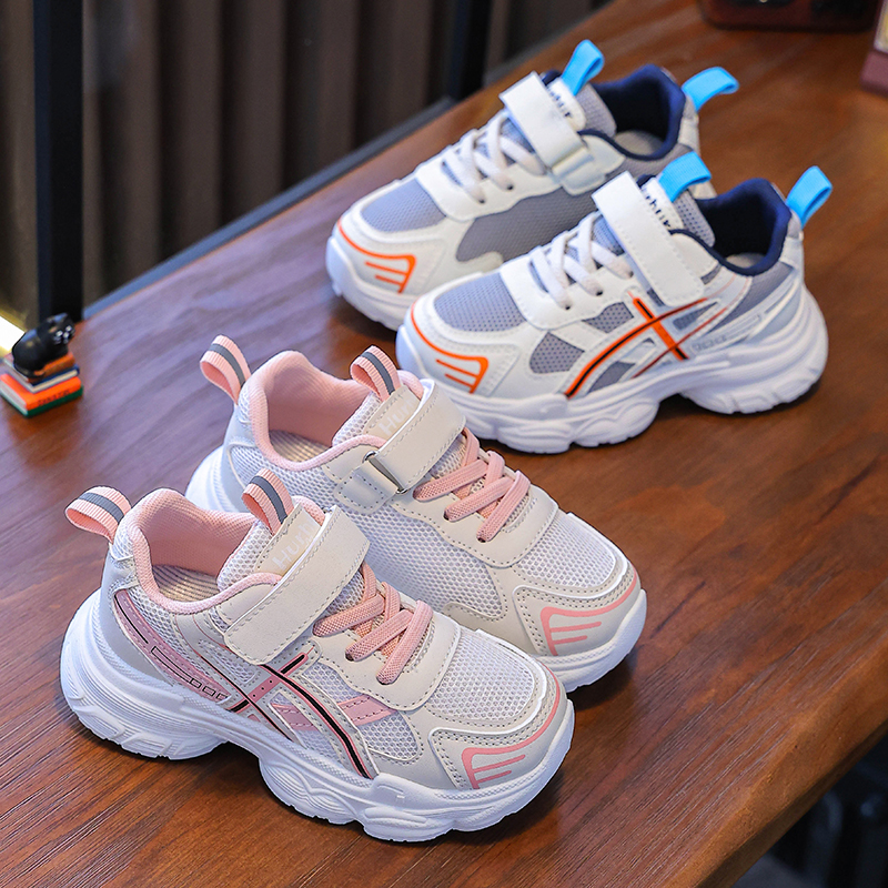 儿童运动鞋2025新款春秋男童老爹鞋透气女童鞋子大童休闲单鞋宝宝