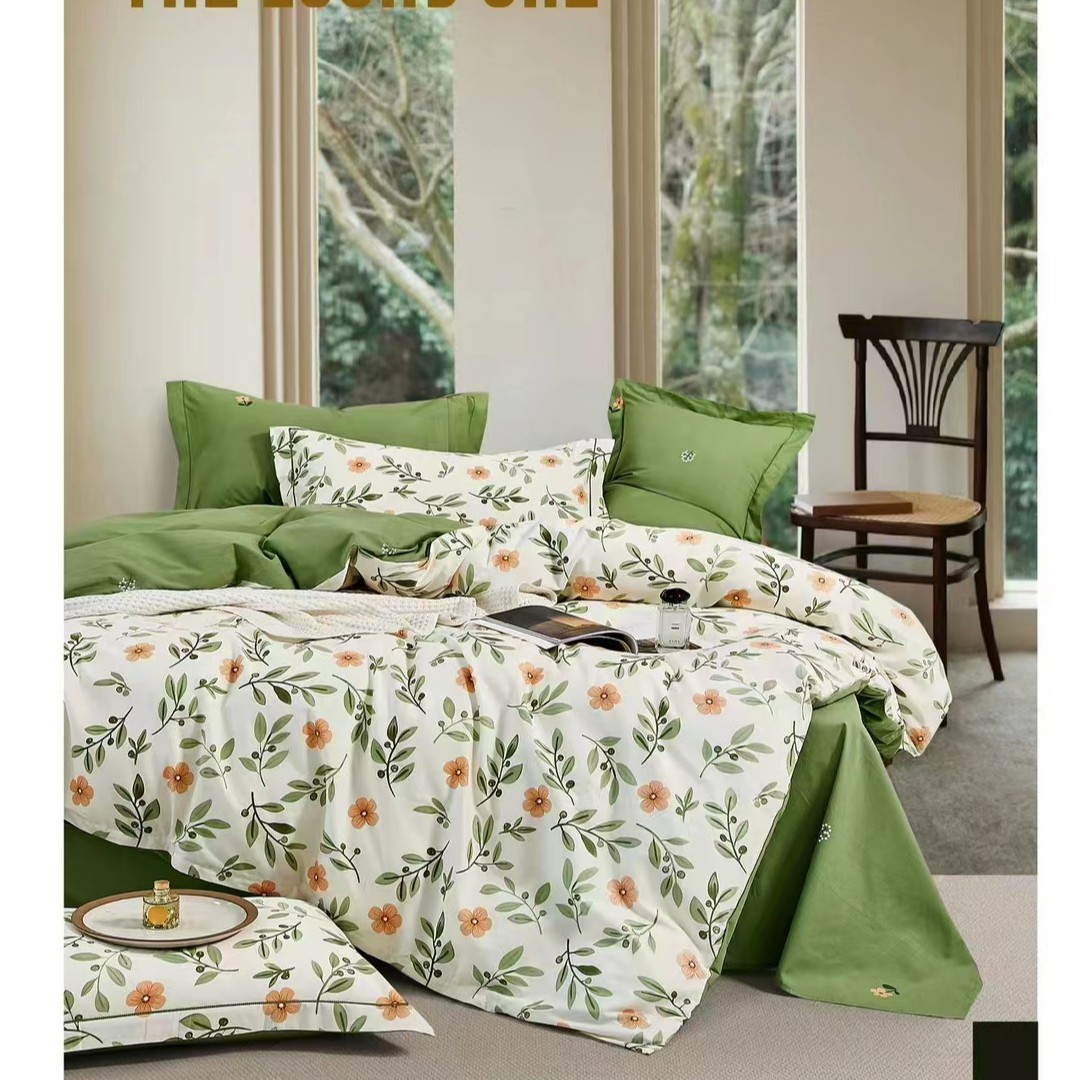 晟源定制-100%纯棉臻品澳绒高品磨绒 - 小仙草AB版床品细腻柔软