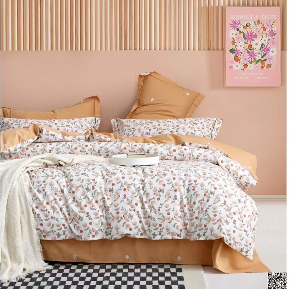 晟源定制-100%纯棉臻品澳绒高品磨绒-甜梦AB全棉亲肤床品细腻柔软