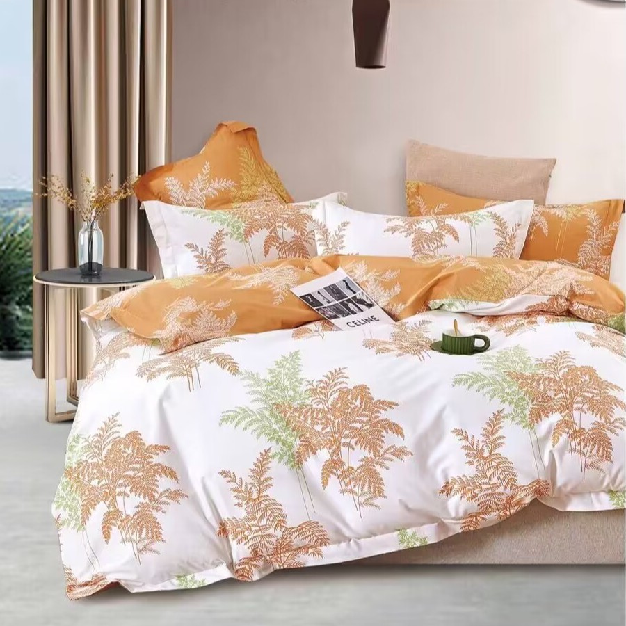 晟源定制 加密100%纯棉斜纹柔光棉-闻竹听海简约床单被套订制床品