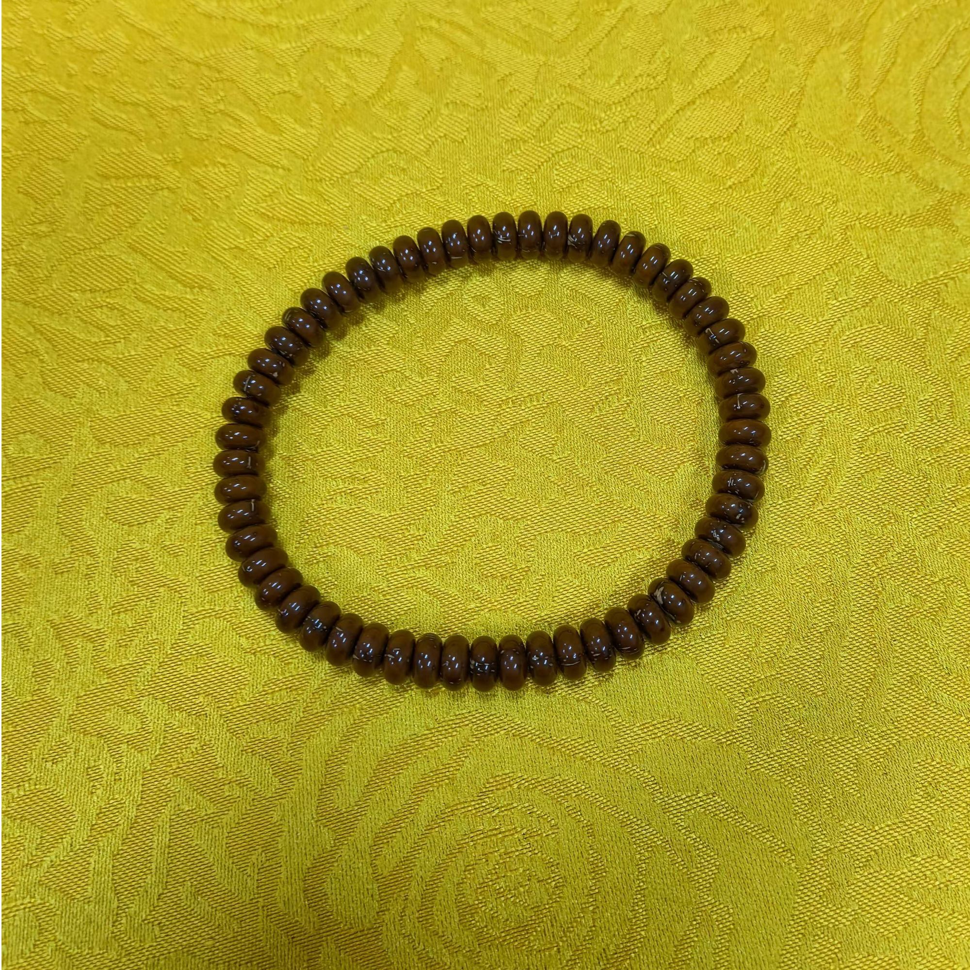 紫金鼠手串实心药片算盘珠7+3