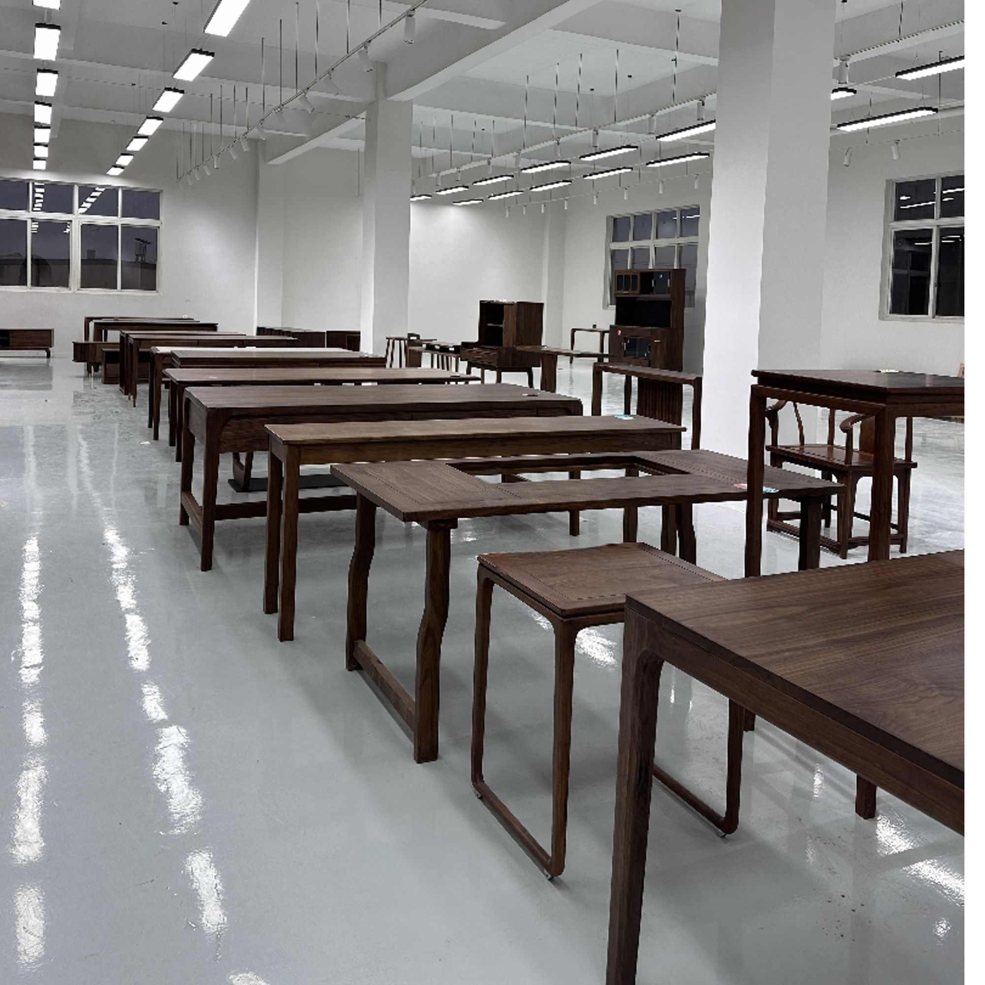 刘胖北美黑胡桃家具书桌餐桌茶座斗柜电视柜床家用简约北欧