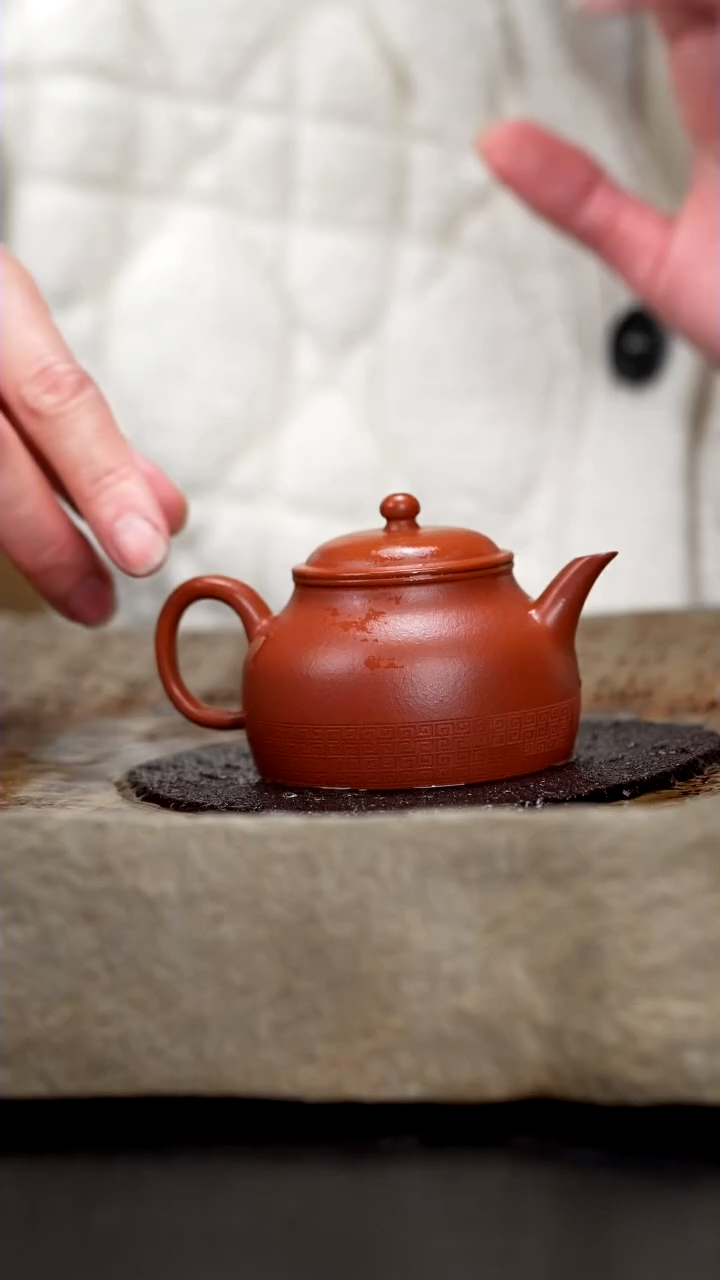 【闪购商品】紫砂茶壶QYT黄龙山朱泥怀隐110cc