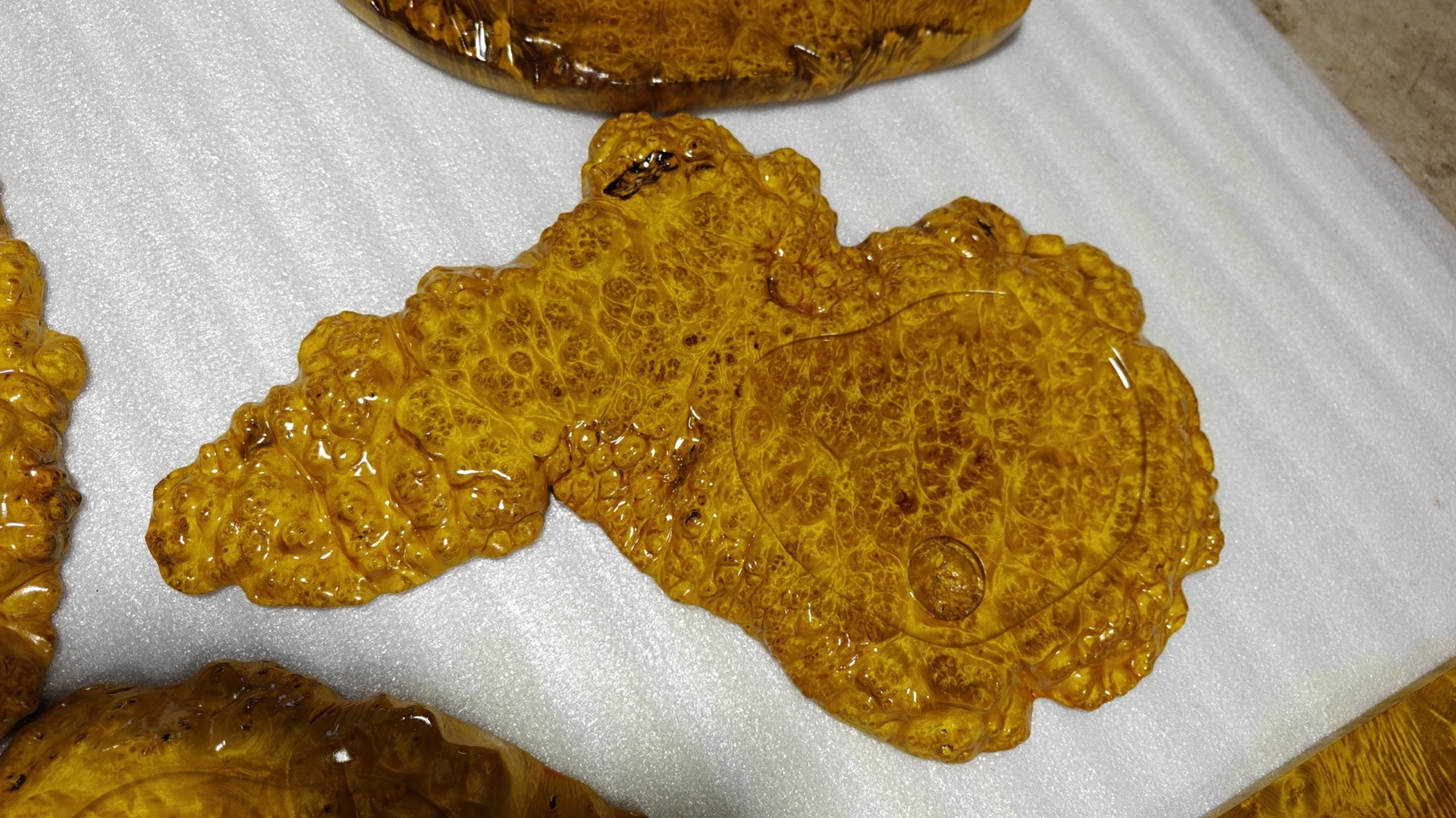 黄金樟中式时尚金丝楠茶盘实木茶具