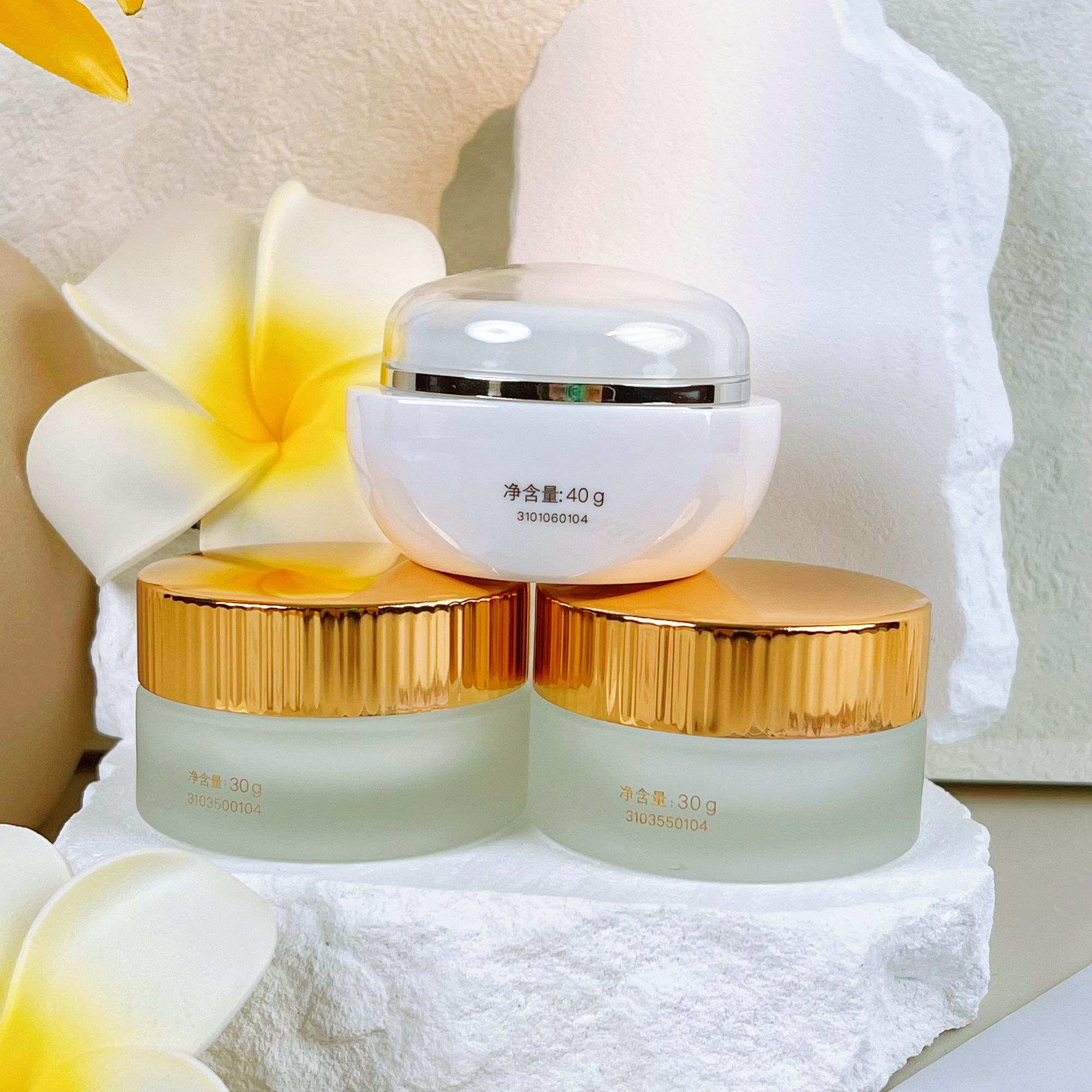 三合一面霜30g100g蛋白霜怡肌霜深层保养面霜紧致熬夜必备护肤品
