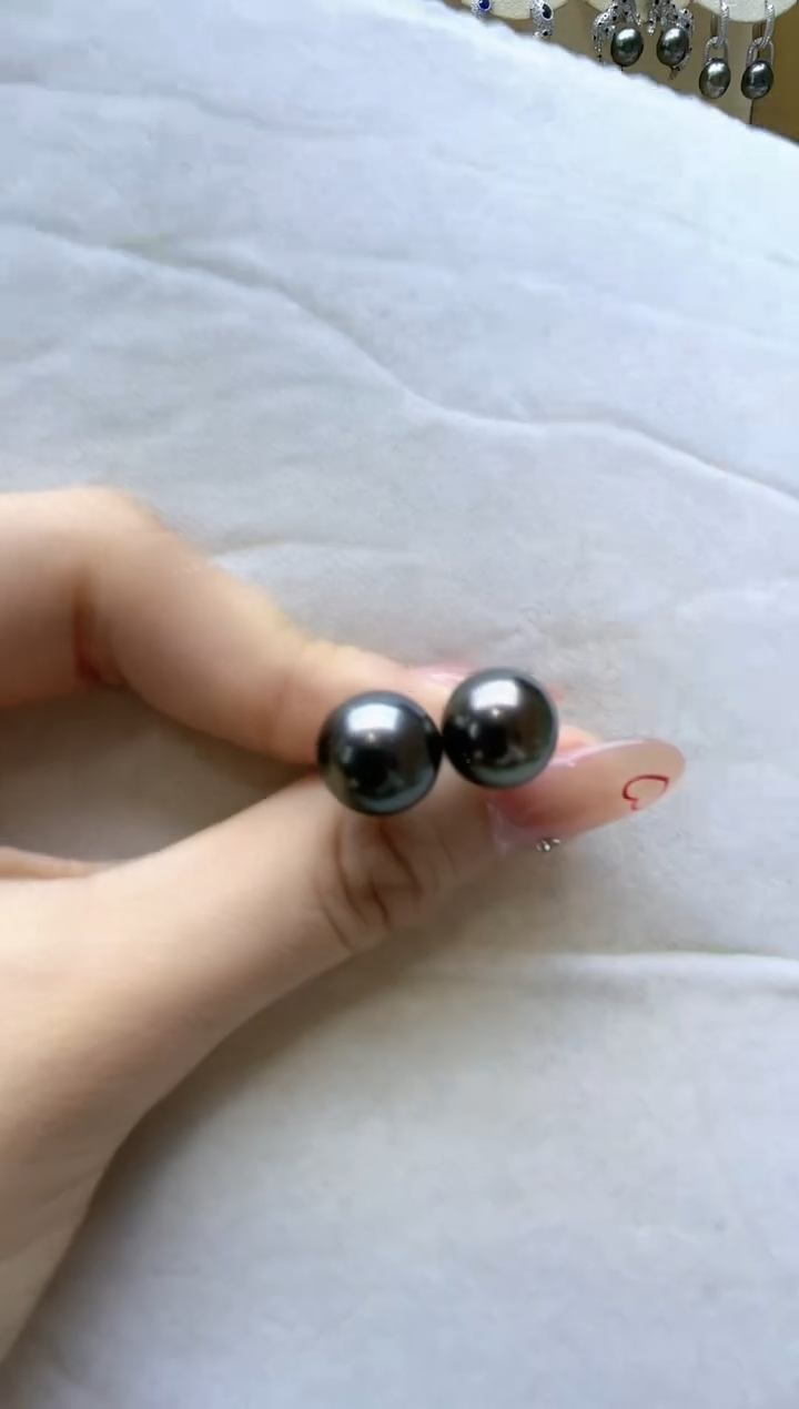 【闪购商品】海水珍珠耳饰银S925镶嵌2