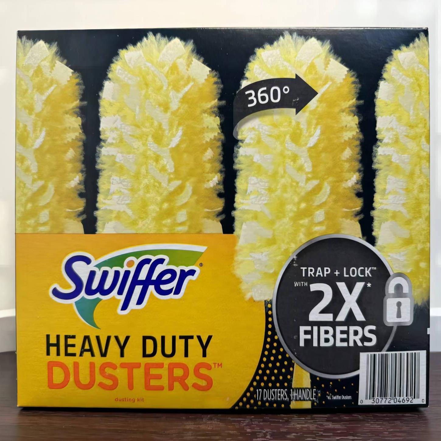 上海Costco美国Swiffer家用防静电家具除尘掸子 掸把1个+掸布17个