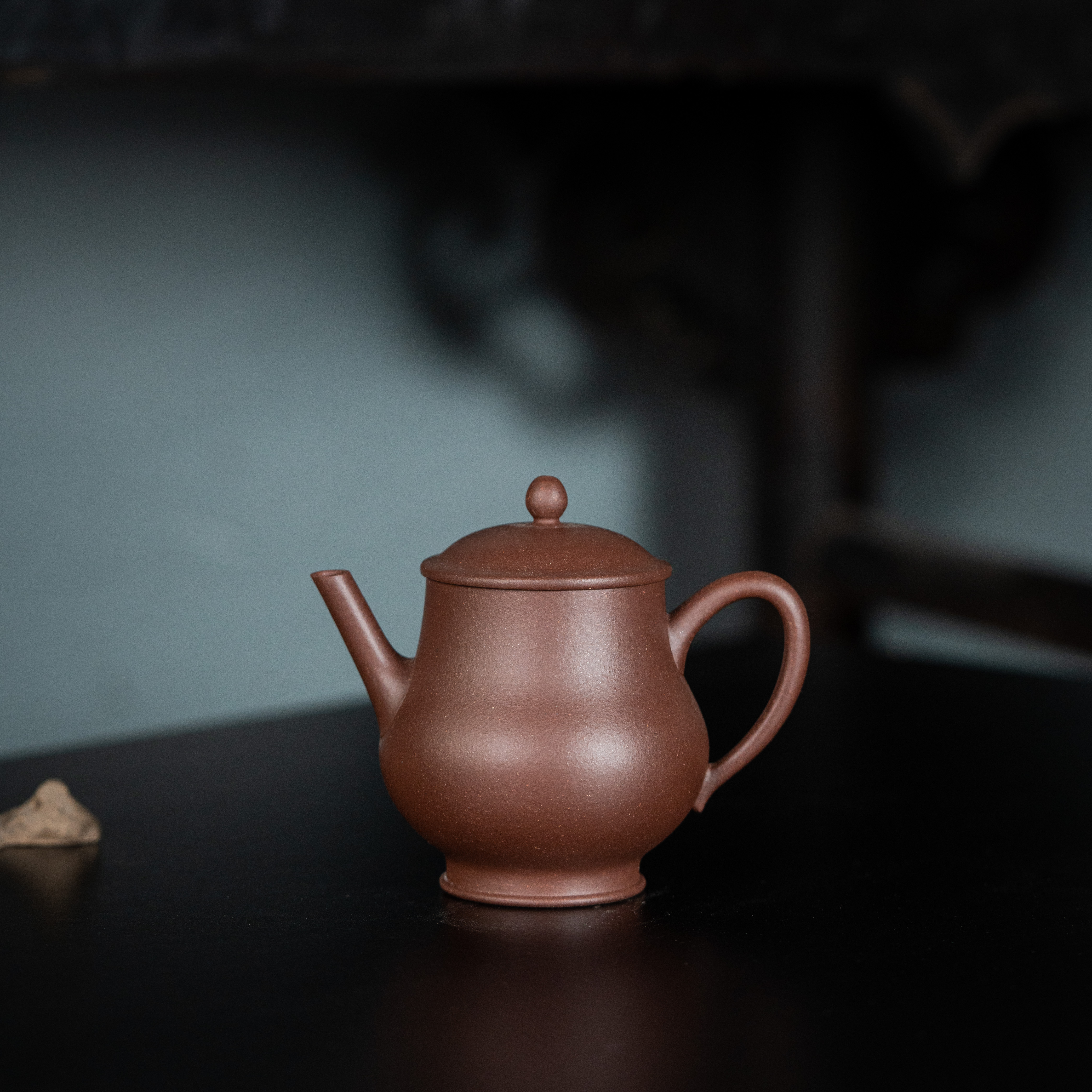 【盛丰源】韶华 王珑制 玫红底槽清 200cc 紫砂壶