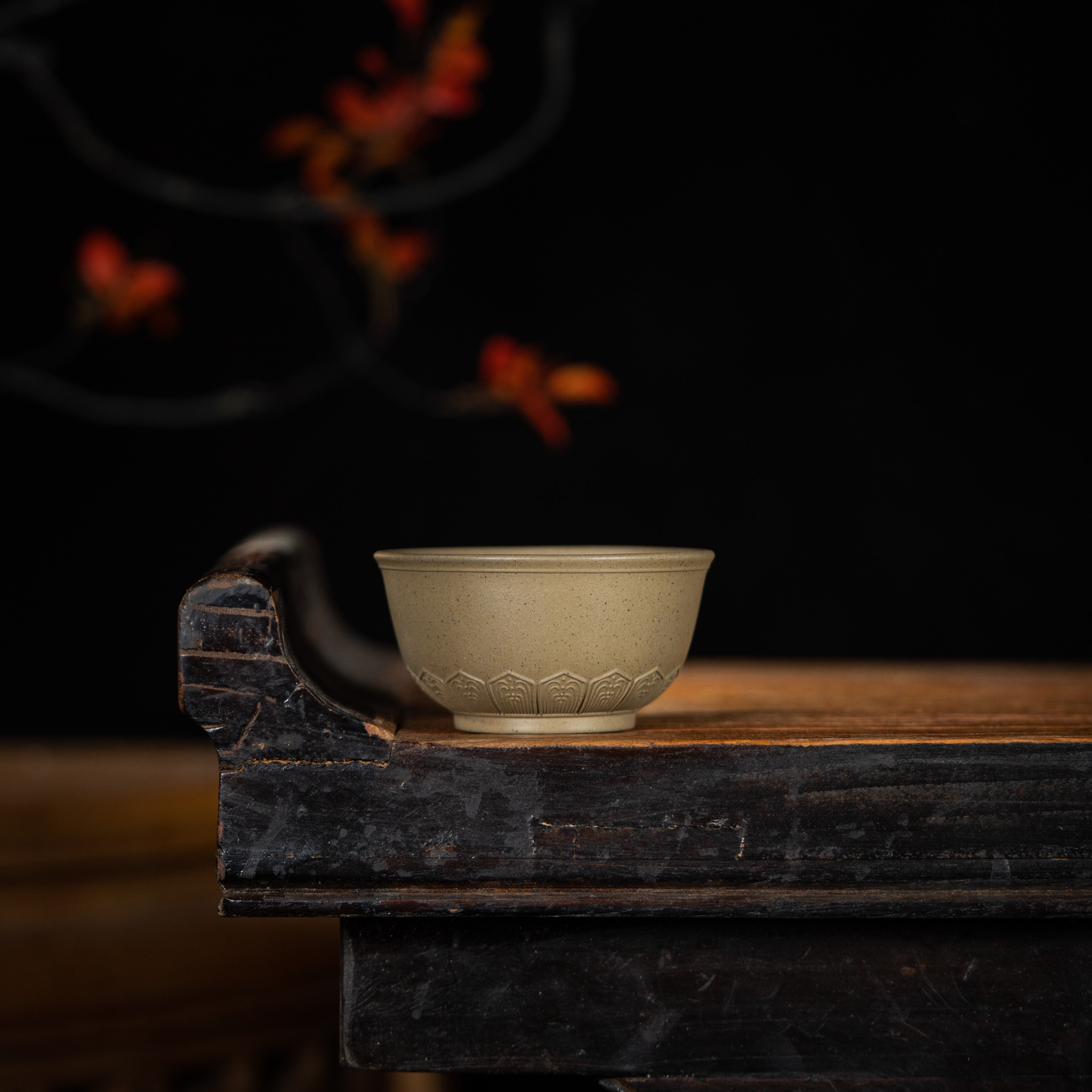 【前墅龙窑】莲花心经杯 羡砂 140cc 茶周边茶具