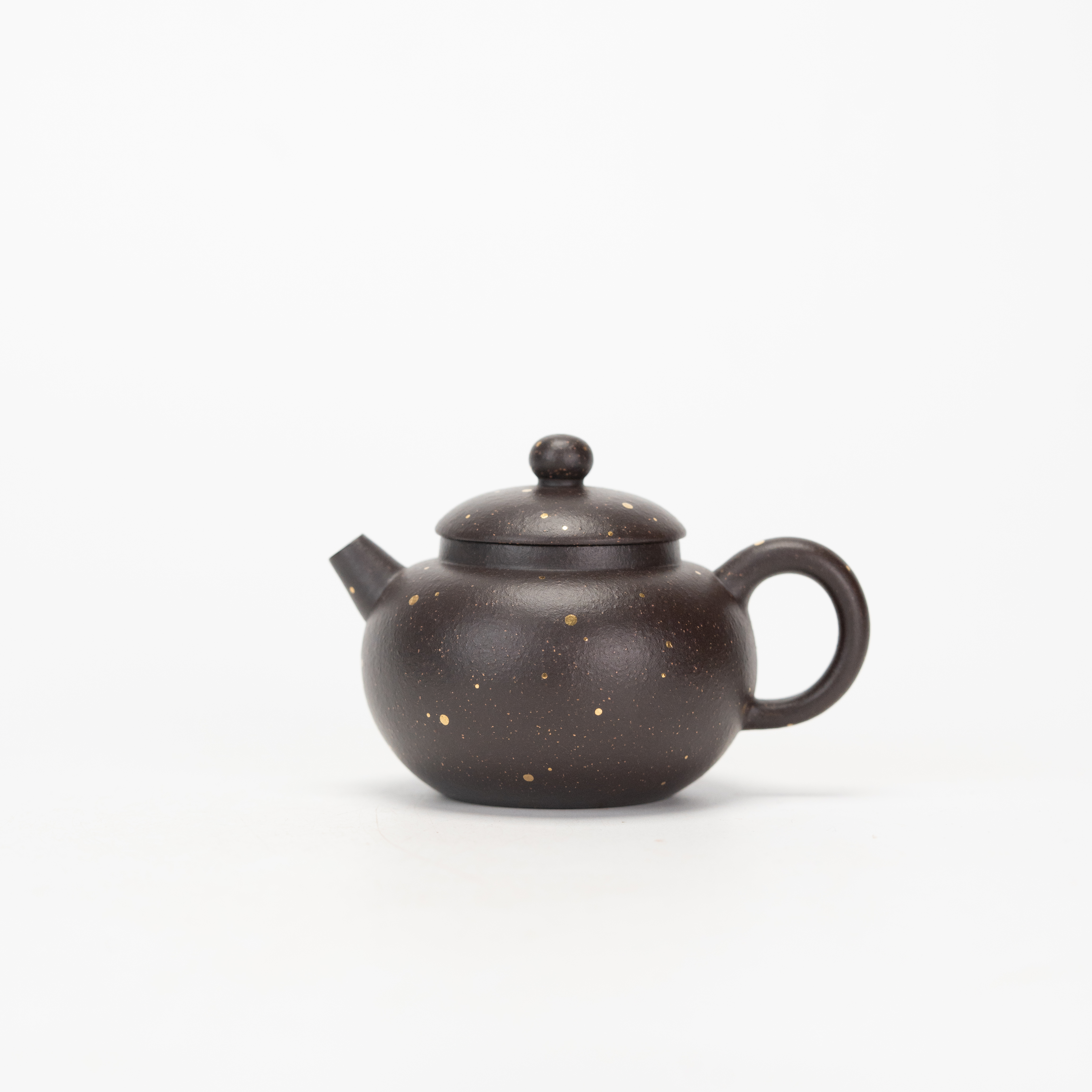 缘洒金 吴静制 乌金砂150cc 紫砂壶