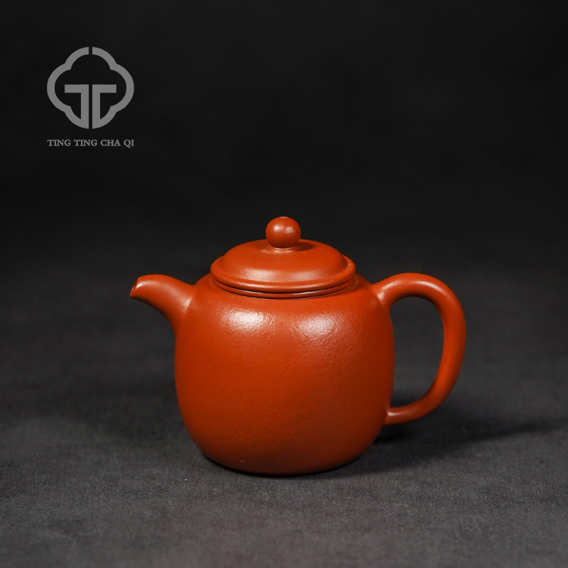 【珽仓破价】匏尊壶 刘敏制 朱泥 200cc 紫砂壶家用泡茶茶具