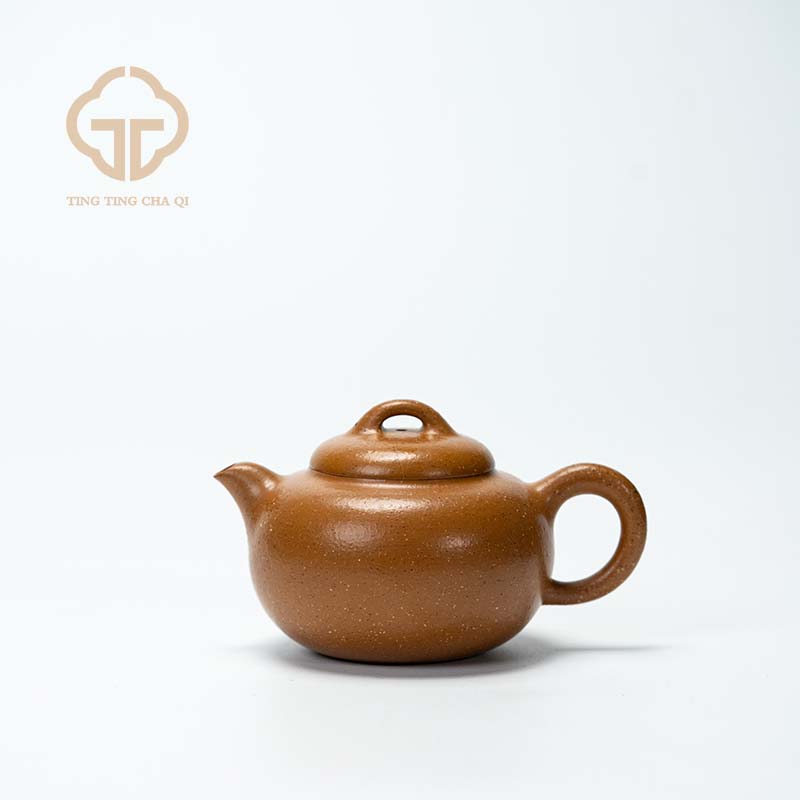 厚德 周乾制 葵黄朱泥195cc  家用紫砂壶