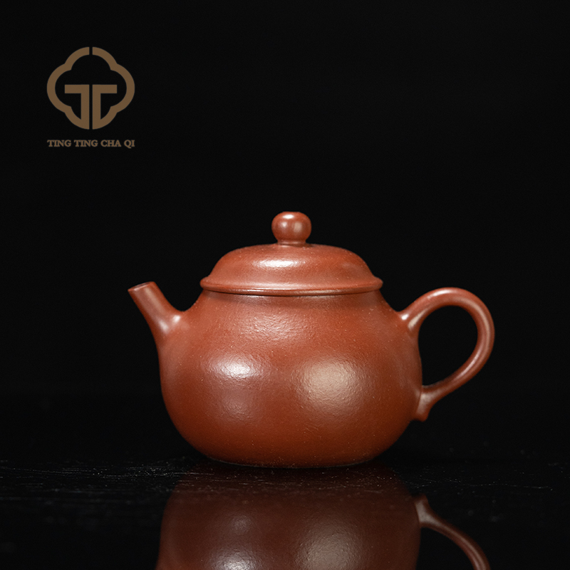 【珽仓破价】明式潘壶 杨志制 朱泥 109cc 紫砂壶泡茶茶具