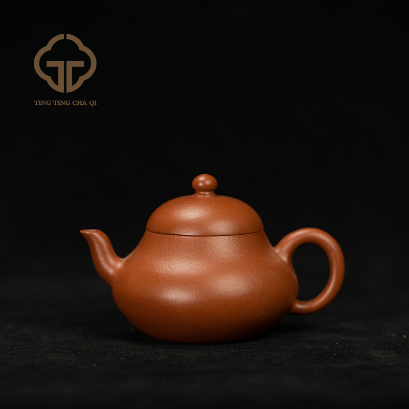 【砂界人文】矮梨 刘飞洋 小红泥 110cc 紫砂壶泡茶壶茶具