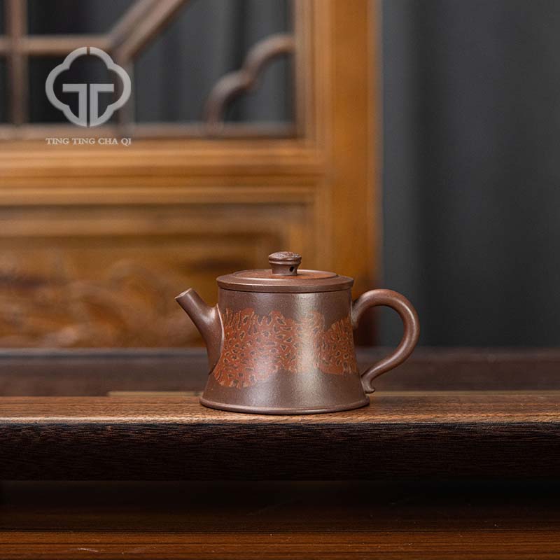 福豹（十）范陶琦制 红紫泥 90cc  家用紫砂壶泡茶茶壶