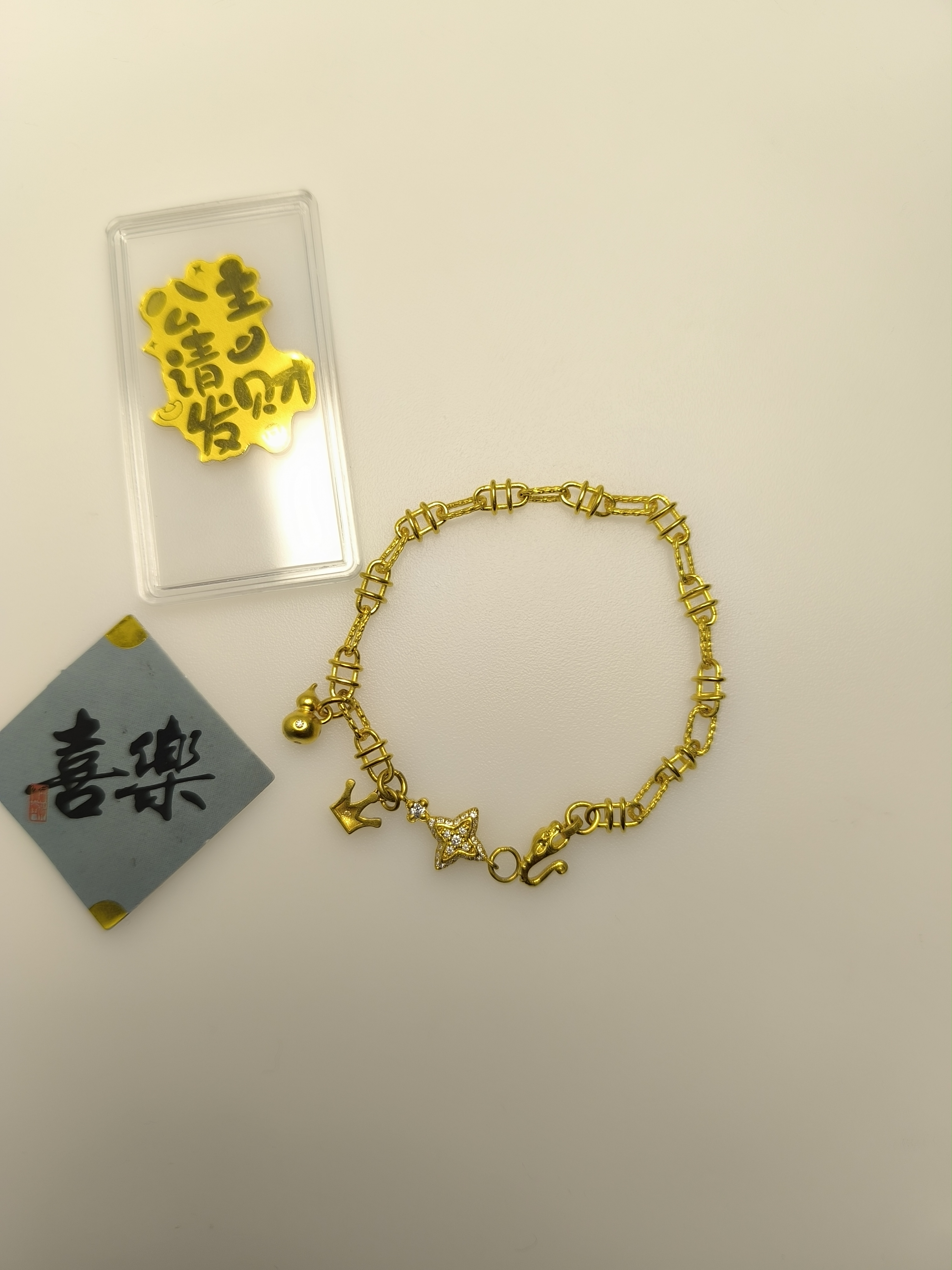 周小福珠宝足金999秋冬新品时尚潮流百搭链条款Y