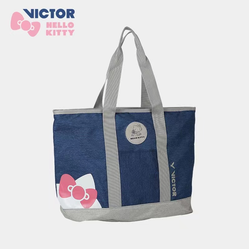 VICTOR威克多胜利羽毛球包托特包HELLO KITTY联名手胶保温杯毛巾